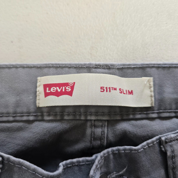 Levi's 511 Slim Jeans Boys 14 27 x 27 Regular Gray - Picture 3 of 16